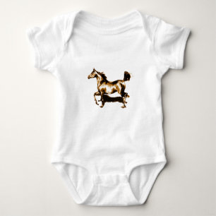 Running Horse Baby Bodysuit