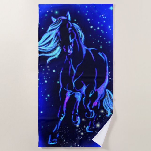 Running Horse Beach Towel (Front)