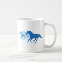 Running Horse (Blue)