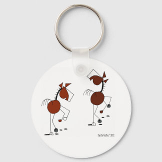 Running Horse Cartoon. Keychain