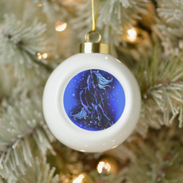 Running Horse Christmas Ornament (Tree)