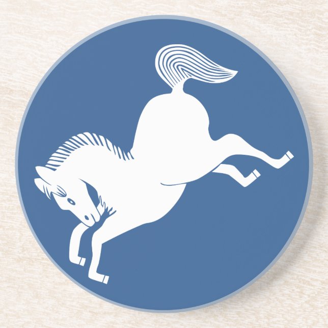 Running horse coaster (Front)