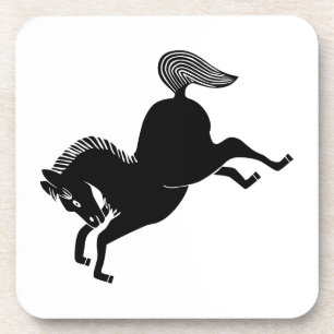 Running horse coaster