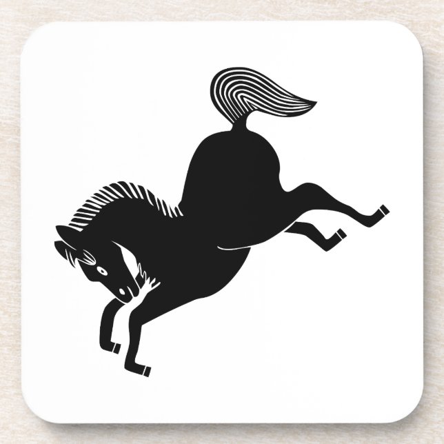Running horse coaster (Front)