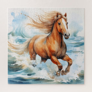 Running Horse Jigsaw Puzzle