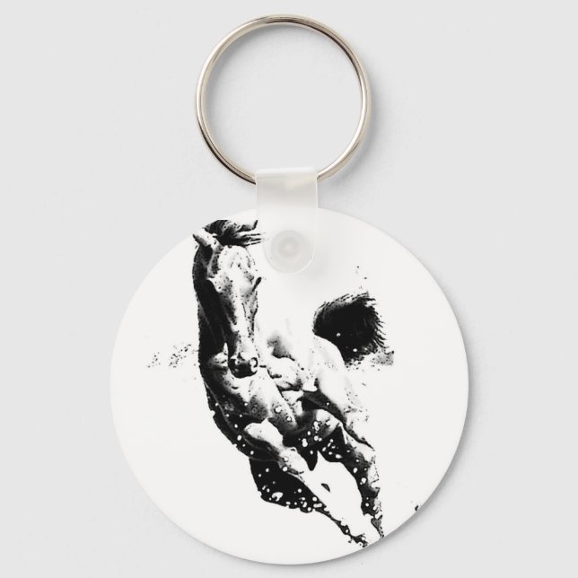 Running Horse Keychain (Front)