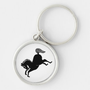 Running horse keychain