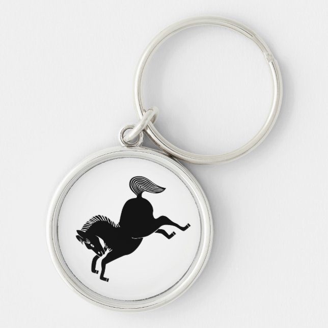 Running horse keychain (Front)