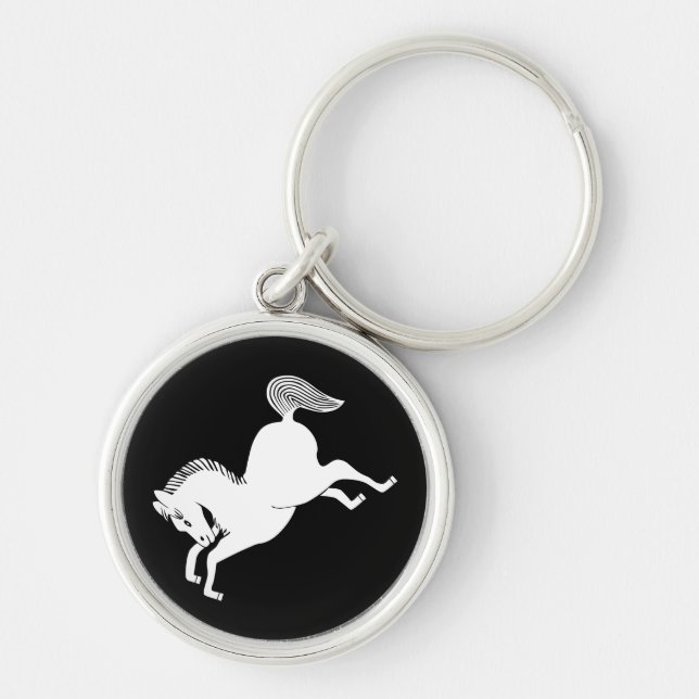 Running horse keychain (Front)