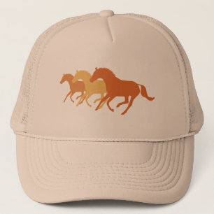 Running Horse (Orange) Trucker Hat