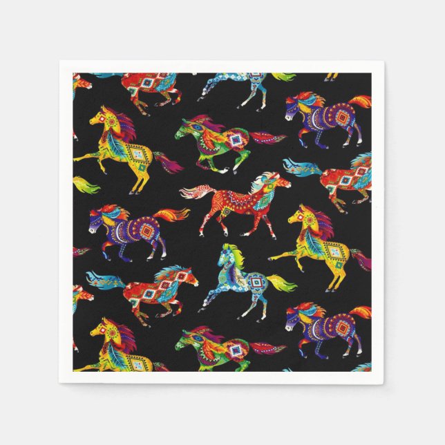 Running Horse Paper Napkins (Front)