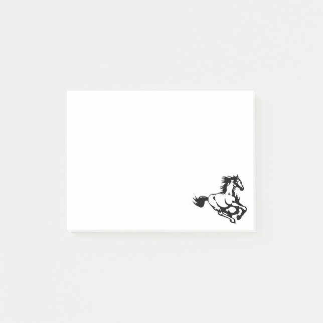 Running Horse Post-it Notes (Front)