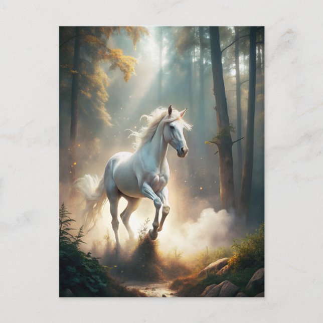 Running Horse Postcard (Front)