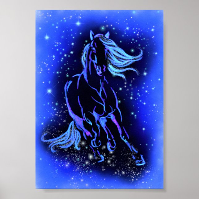 Running Horse Poster (Front)