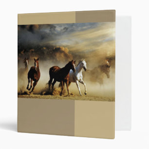 Running Horses Binder