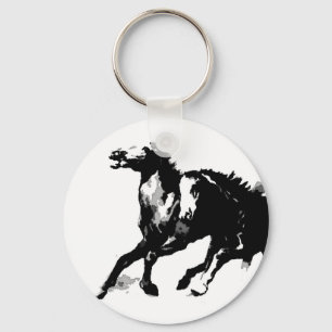 Running Horses Keychain