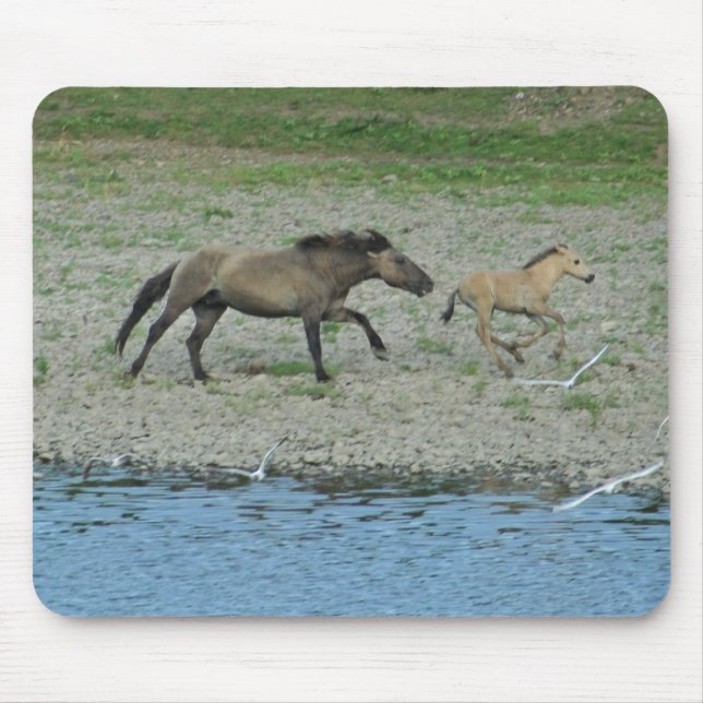 running horses mouse pad (Front)