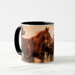 Running Horses Mug