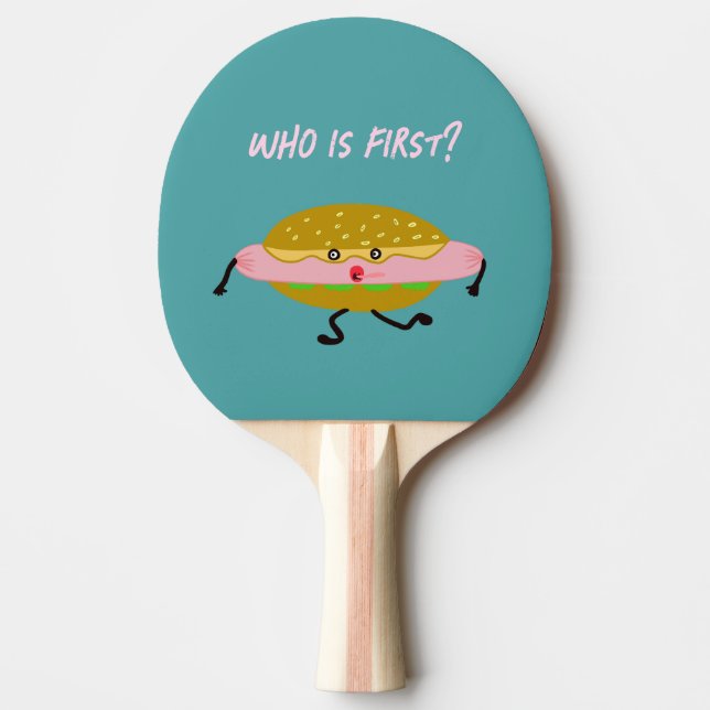 Running hotdog ping pong paddle (Front)