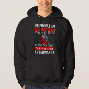 Running In Marathon Is Of No Use Fitness Runner Gr Hoodie