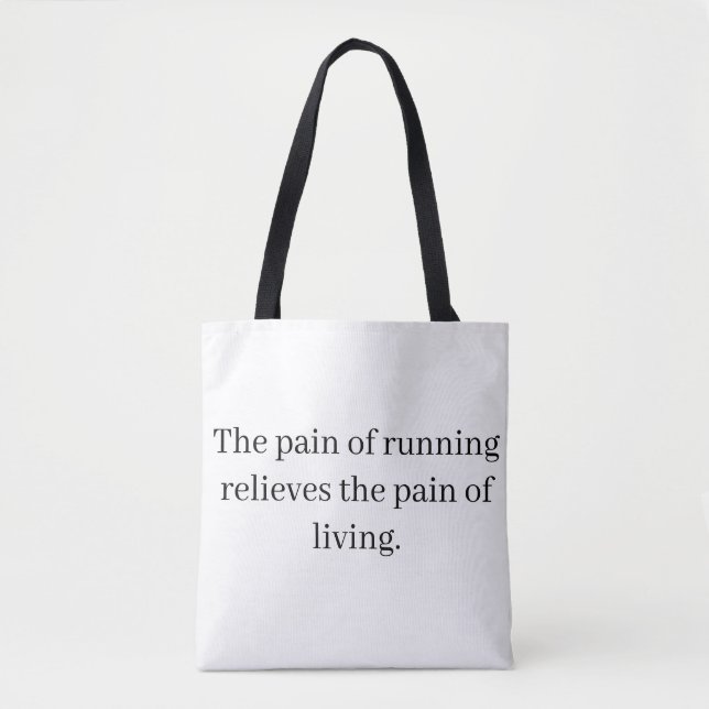 Running inspiration Tote Bag (Devant)