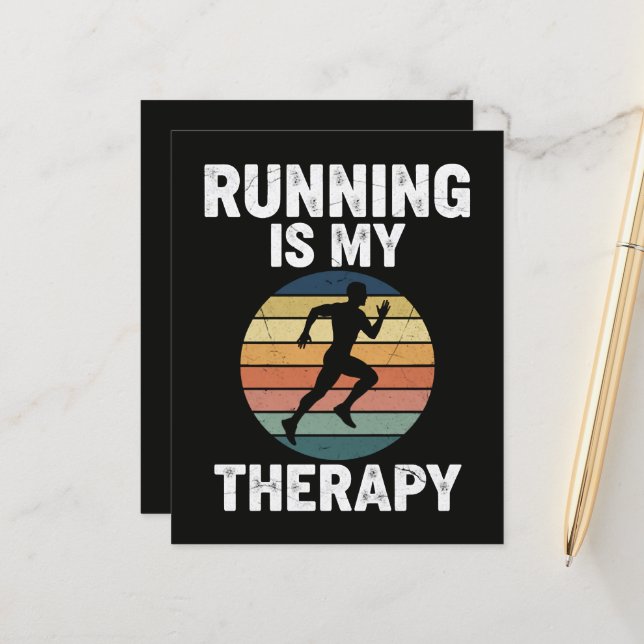 Running Is My Therapy (Front/Back In Situ)