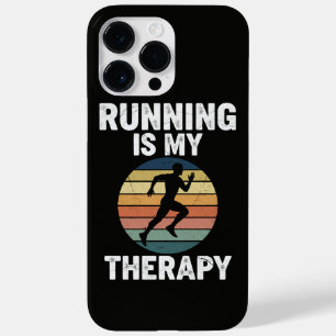 Running Is My Therapy Case-Mate iPhone 14 Pro Max Case