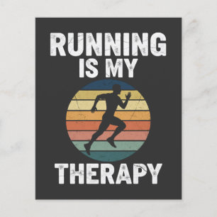 Running Is My Therapy Flyer