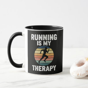 Running Is My Therapy Mug