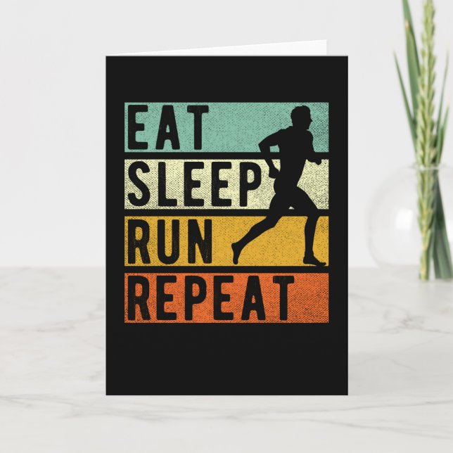 Running Jogging Jogger Gift Card (Front)