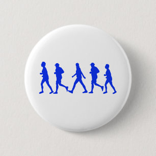 Running Jogging Walking 2 Inch Round Button