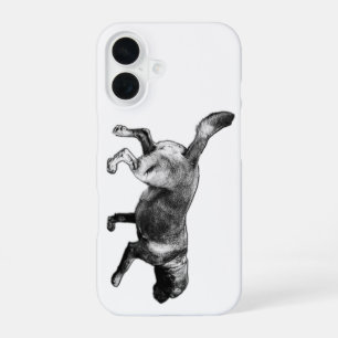 Running Labrador Ink Art iPhone Case