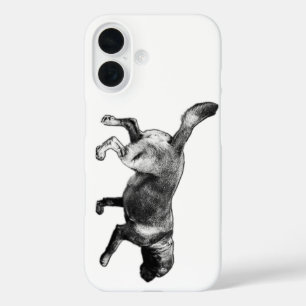 Running Labrador Ink Art iPhone Case