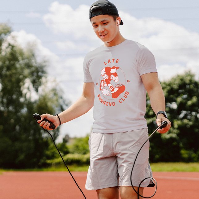 Running Late Club Retro Funny Personalized 2026 T-Shirt (Creator Uploaded)