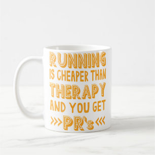 Running Life Short And Long Distance Runners Coffee Mug