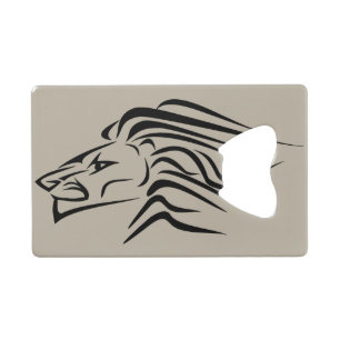 Running Lion Bottle Opener - Choose Colour Credit Card Bottle Opener