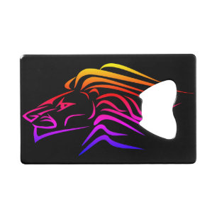 Running Lion Bottle Opener Credit Card Bottle Opener
