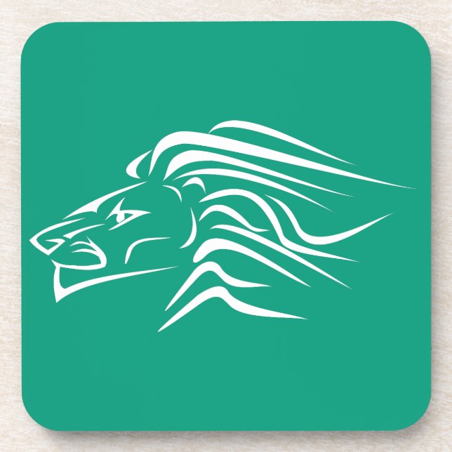 Running Lion Coster Custom Colours Coaster (Front)