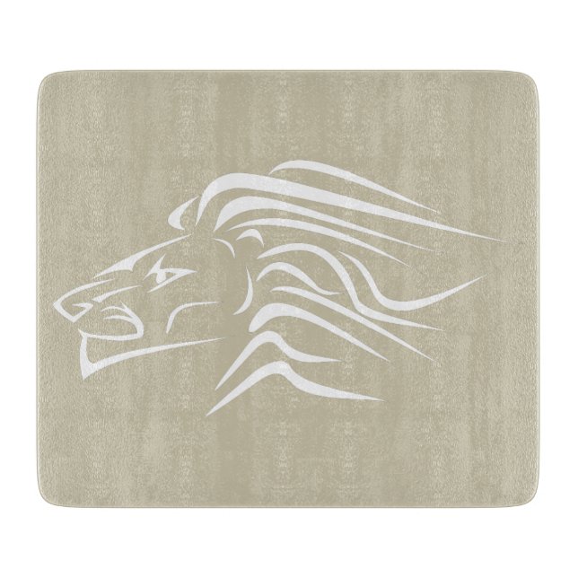 Running Lion Cutting Board - Your Colors (Front)
