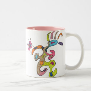 "Running Man" Abstract Mug