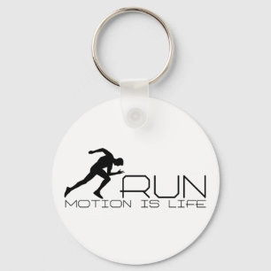 Running man keychain