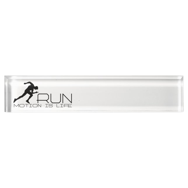Running man nameplate (Front)