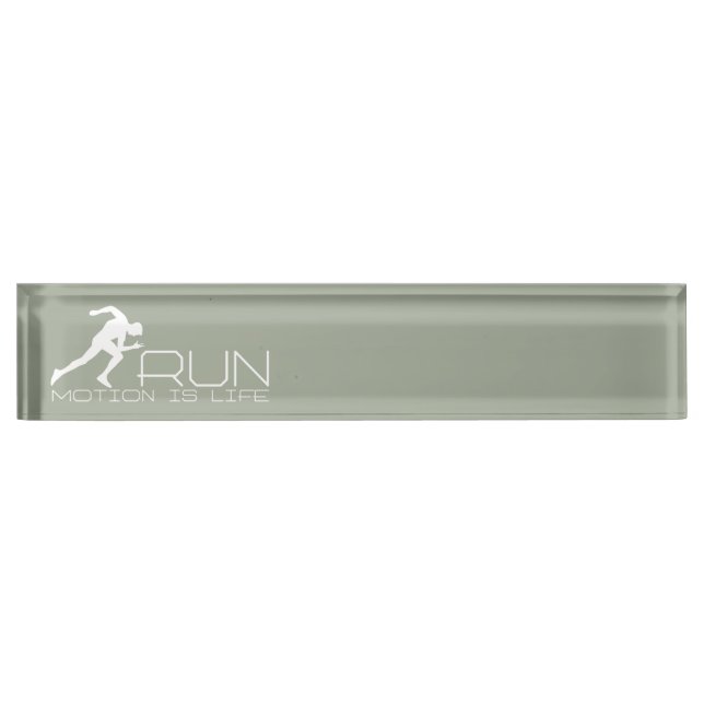 Running man nameplate (Front)