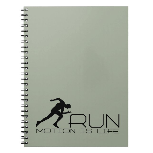 Running man notebook (Front)