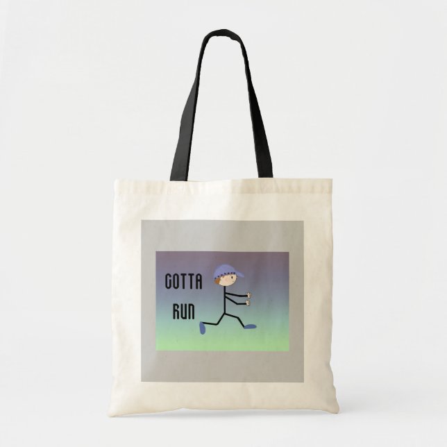 Running Man Tote Bag (Front)