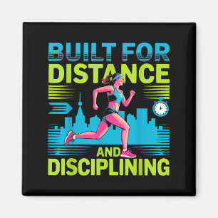 Running marathon runner mom athlete track and fiel magnet