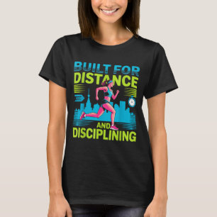 Running marathon runner mom athlete track and fiel T-Shirt