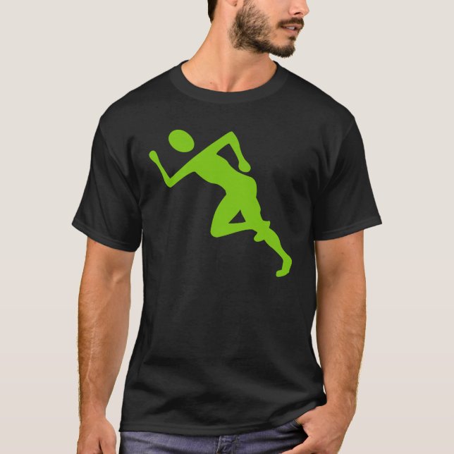 Running - Martian Green T-Shirt (Front)