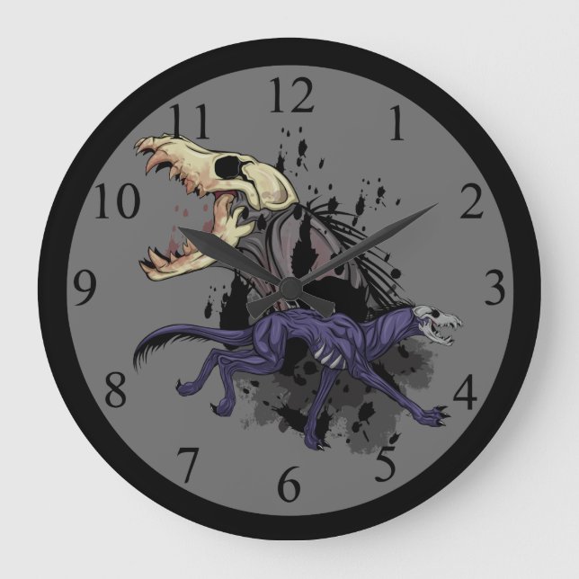 Running Monster Large Clock (Front)