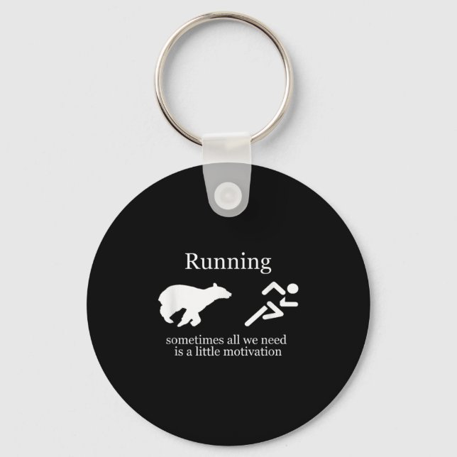 Running. Motivation  Keychain (Front)